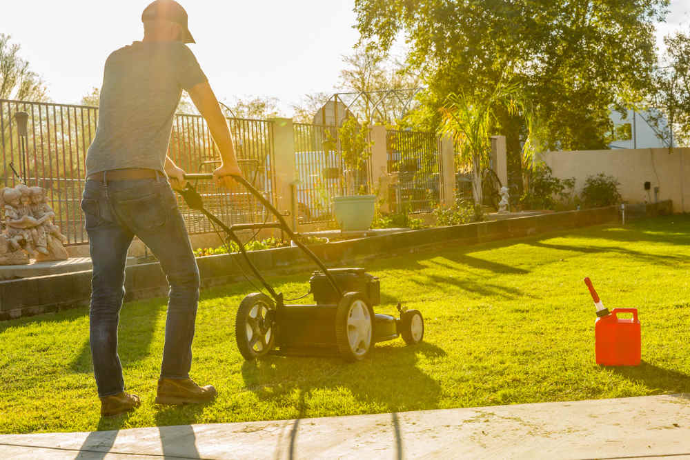 Mowing Lawn