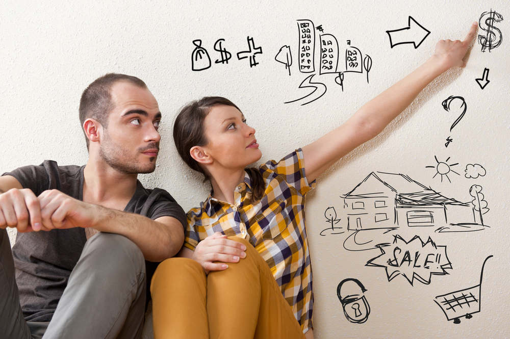 Couple thinking about buying a home